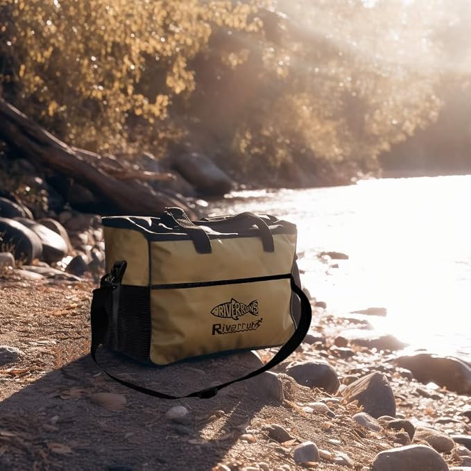 Riverruns Fishing Hunting Wader Bag with Vented Mesh, Waders Boots Bag, Fly Fish Storage Bag for Fishing, Hiking, Camping