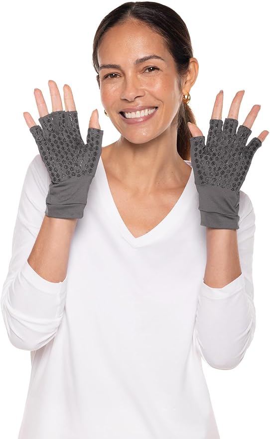 Coolibar Fingerless UV Sun Gloves - UPF 50+ Sun Protection - Ouray