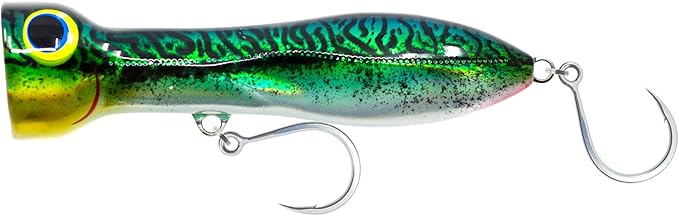 Nomad Design Chug Norris Topwater Popper Lure Collection – Floating Offshore Saltwater Surface Fishing Plug - Durable HD Body for Big Game - Realistic Splash & Erratic Action