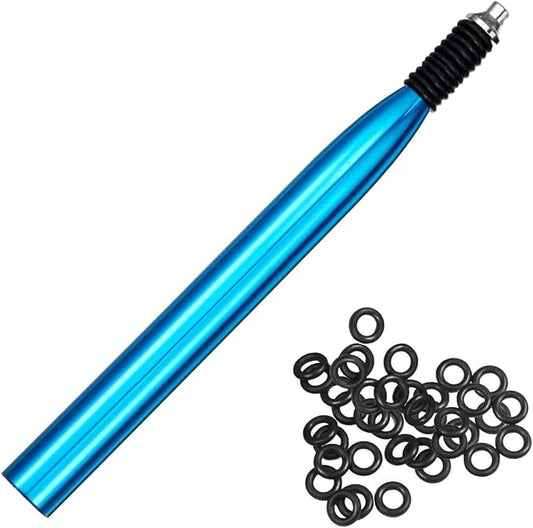 Wacky Rigging Tool, Fishing Bait Rigs, Wacky Rig Ring Tool with 70PCS Worm O-Rings, Wacky Worm Kit for Senko Neko Finesse Stick Soft Baits