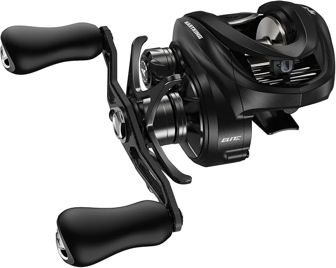 KastKing Mg-Ti Elite Baitcasting Reel with True Titanium Spool, Halo Vortex Magnetic Braking System, Digi-Cut Magnesium Body Frame, TiCon Carbon Fiber Side Covers, 2+9+1 Ball Bearings