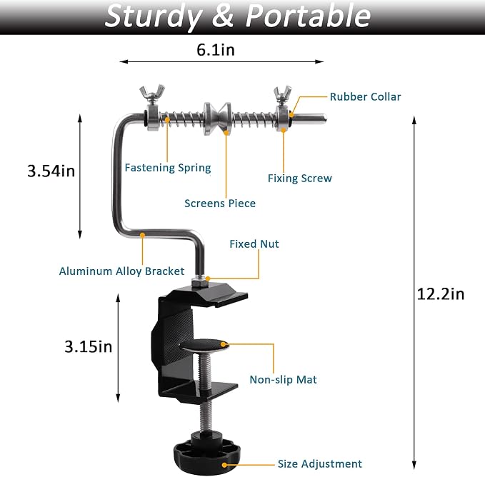 Fishing Line Spooler Winder, Adjustable Fishing Reel Spooler Spooling Station for Spinning Casting Reels