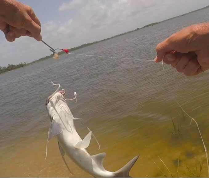 Hookout - Hook Remover, Fits Shirt Pocket, Providing Safe/No-Touch Fish Release (2-Pack)