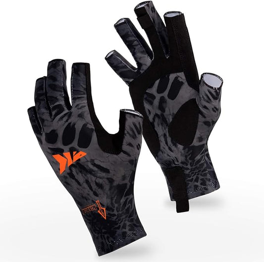 KastKing Sol Armis Sun Gloves UPF50+ Fishing Gloves UV Protection, Sun Protection for Outdoor, Kayaking, Rowing