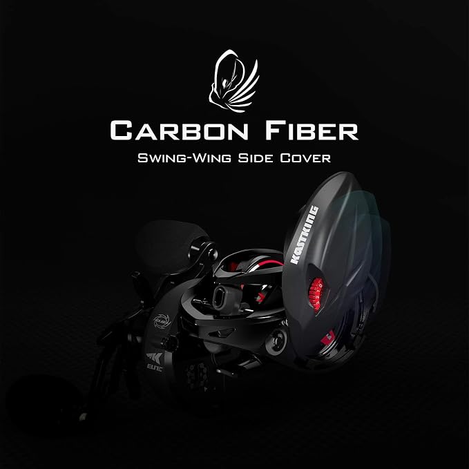KastKing Speed Demon Elite Fishing Reel, World's Fastest 10.5:1 Gear Ratio/Deadbolt Baitcasting Reel, 10+1 Shielded Stainless Steel BB, CNC Lightweight Aluminum Frame, Available in Skipping Version