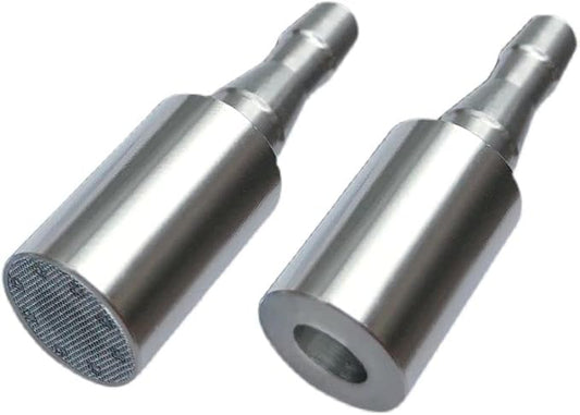 2 Pack Water Bottle Pump Tubing Sinker Tube Hose End Weights Drop Tip Stainless Steel Filter Head for 5 Gallon Water Dispenser Bottom Loading Water Cooler Heater Countertop Kongfu Tea Tray