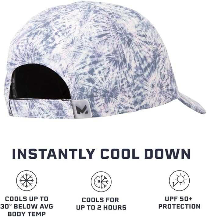 MISSION Cooling Performance Hat, Unstructured Low-Profile Adjustable Fit - UPF 50 - for Running, Workouts & Outdoors
