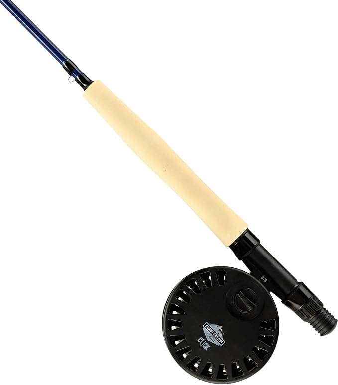 Shakespeare Cedar Canyon Carbon Fly Reel and Fishing Rod Combo Kit