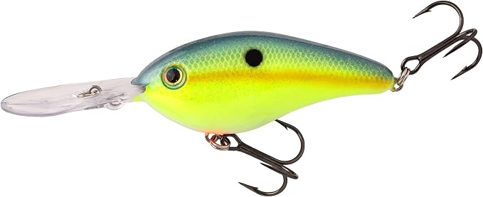 Strike King Strike King Promodel Crankbait S6XD Fishing Lure, 1 oz, Unique Curved Bill and Balance