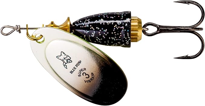 BLUE FOX Classic Vibrax, Inline Spinner Lure for Trout Bass Walleye and Salmon Premium Fishing Spinner