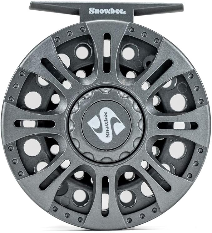 Snowbee Classic 2 Fly Reel – #7/8 Large Arbor, Fibreglass‑Reinforced Nylon Body, Rear Drag, Quick‑Release Spool, Suitable for Stillwater & Reservoir Trout Fishing