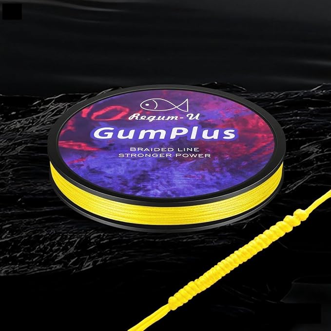 GumMAX 545/1093/1640yds 5-100LB 8X Braided Fishing Line Abrasion Resistant Superline Zero Stretch & Smaller Diameter Confuse & Never Fade in Saltwater and Freshwater