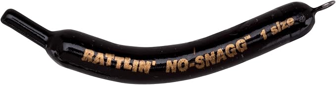 No-Snagg Slip Sinker Banana-Shaped Fishing Sinker - Enables Anglers to Fish Unfishable Areas