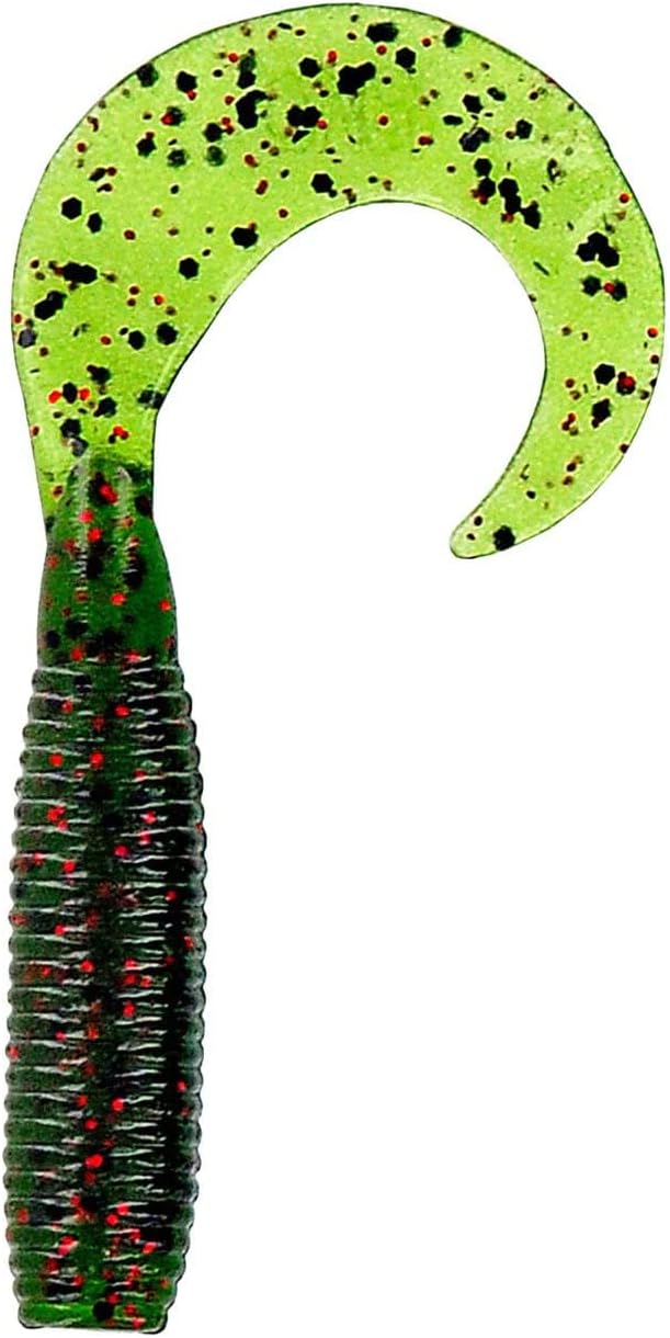 Yamamoto 5" Single Tail Grub Soft Plastic Fishing Angling Swimbait Lures with Tail-Curling Action - 20 Pack
