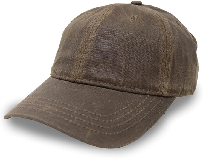 Genuine Waxed Canvas Hat – Adjustable Unstructured Cap for Men & Women, Durable, Weather-Resistant