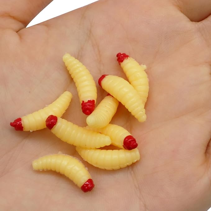 Silicone Soft Maggot Worms Baits