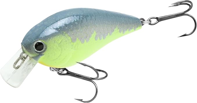 LUCKY CRAFT LC 1.5 Silent Squarebill Crankbait Fishing Lure, 2-3/8", Bass Fishing Lures for Freshwater, Hard Crankbait with Treble Fishing Hooks, Fishing Accessories