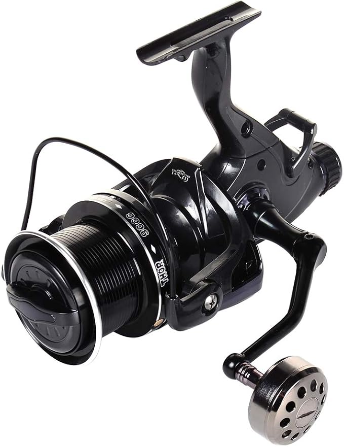 HiUmi Carp Fishing Reels 8000 9000 10000 Bait Runner Big Free Runner Double Brake Feeder 12+1 Ball Bearing Spinning Fishing Reel