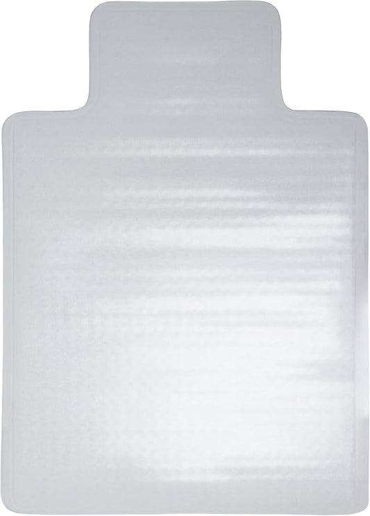 Romig Clear Hardwood Office Chair Mat (36×48″) – Anti-Slip Gripper Surface with Lip, Durable 2.2 mm Desk Chair Floor Protector