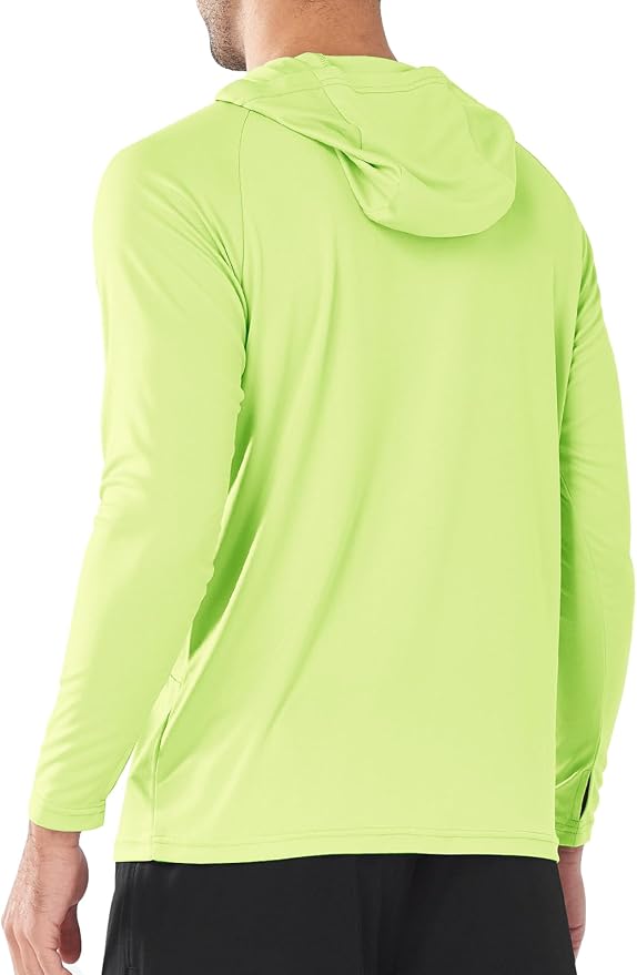 NORTHYARD Men's UPF 50+ Rash Guard Hoodie Long Sleeve Sun Protection Shirt Fishing Swim Beach Hiking Quick Dry Lightweight
