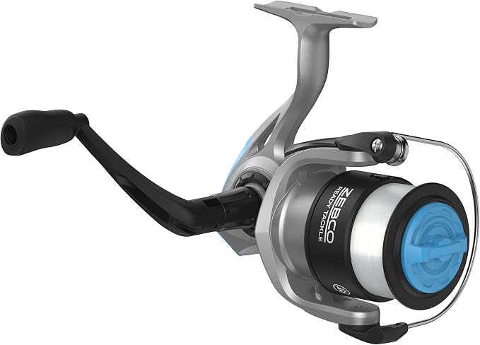 Zebco Ready Tackle Spinning Combo, 5-Foot 6-Inch, 2-Piece Fishing Rod, Size 30 Reel, 8-Pound Line, 29-Piece Tackle Kit