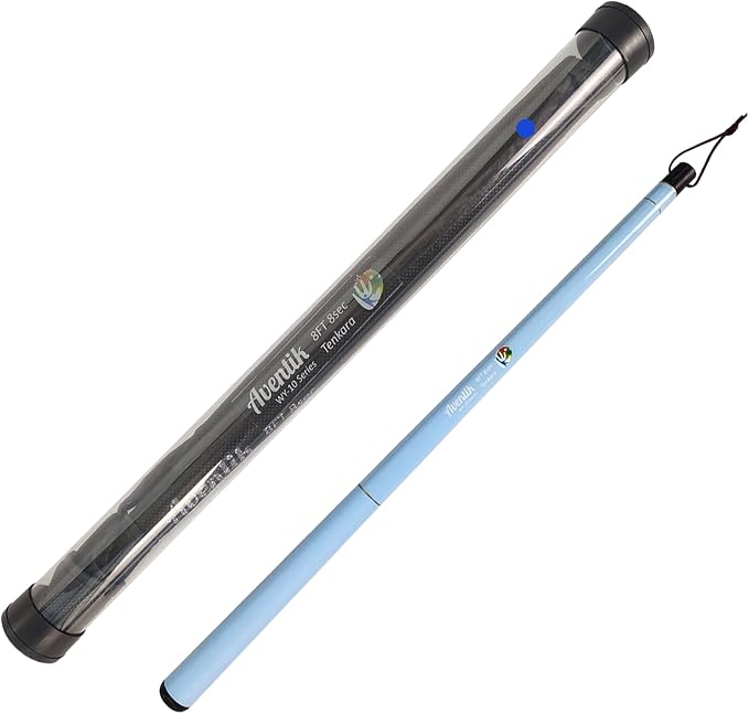 Aventik FreshStart Tenkara Rod in 7ft/8ft,Action 7:3 Complete Beginner Tenkara Rod Kit, 24T Carbon Fiber, Easy to Cast Flexible Durable Lightweight and Compact