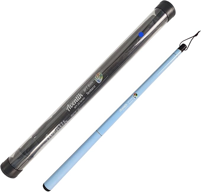 Aventik FreshStart Tenkara Rod in 7ft/8ft,Action 7:3 Complete Beginner Tenkara Rod Kit, 24T Carbon Fiber, Easy to Cast Flexible Durable Lightweight and Compact