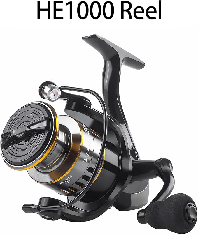 Spinning Fishing Reel 22 LBs Max Drag with 5.2:1 High Speed Ultra Smooth Powerful for Freshwater Saltwater Fishing