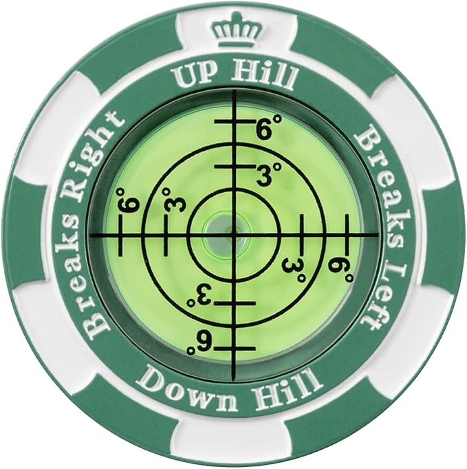 SlopeMaster ProGreen Reader - Golf Ball Marker with High Precision Green Reading Aid Golf Accessories for Men Women