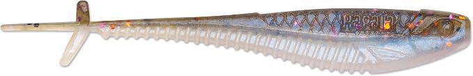 CrushCity Mooch Minnow Soft Plastic Minnow Bait, Natural Profile for Drop Shot, Jig Head & Multi-Species Fishing