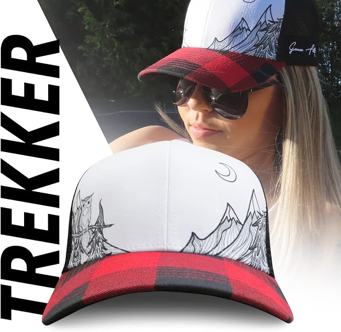 Grace Folly Beach Trucker Hats for Women- Snapback Baseball Cap for Summer