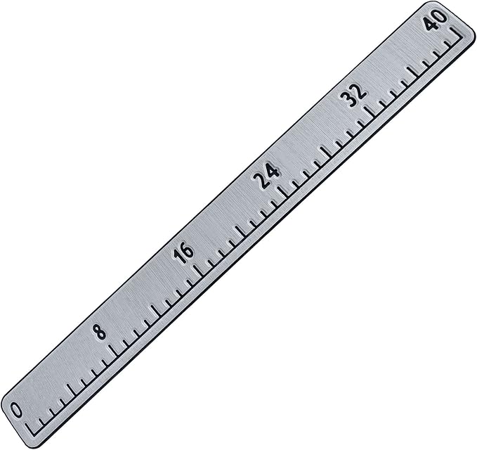 Foam Fish Ruler with Adhesive Backing, EVA Fish Ruler for Boat Accessories Marine Fishing Measuring Tool, Fish Measuring Tape for Kayak, Fishing Boat, Cooler Ruler (40" Fish Ruler)