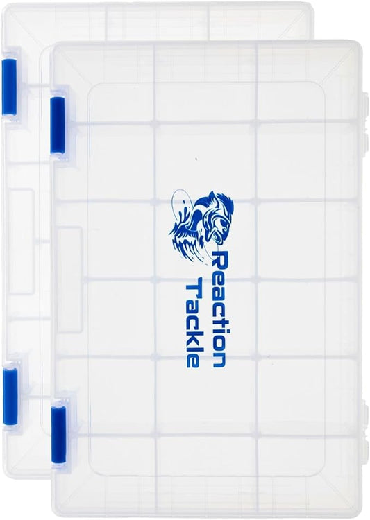 Reaction Tackle Tackle Box Trays, Utility Storage Boxes for Fishing Tackle, Lures, Hooks & Baits – Fits Tackle Bags and Tackle Boxes