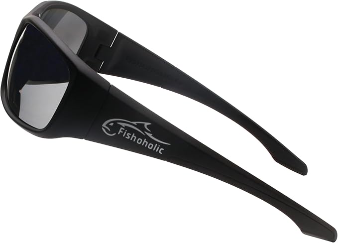 Fishoholic Polarized Bi-Focal Fishing Sunglasses with Reader Magnification (1.5x, 2.0x, 2.5x Options) and UV400 Protection