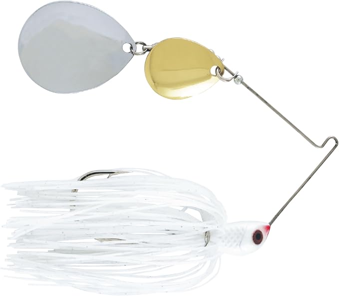 Luck E Strike Jimmy Houston Legends Spinner Bait with Colorado Blades (1/2 Ounce Spinnerbait) 5/0 Hook