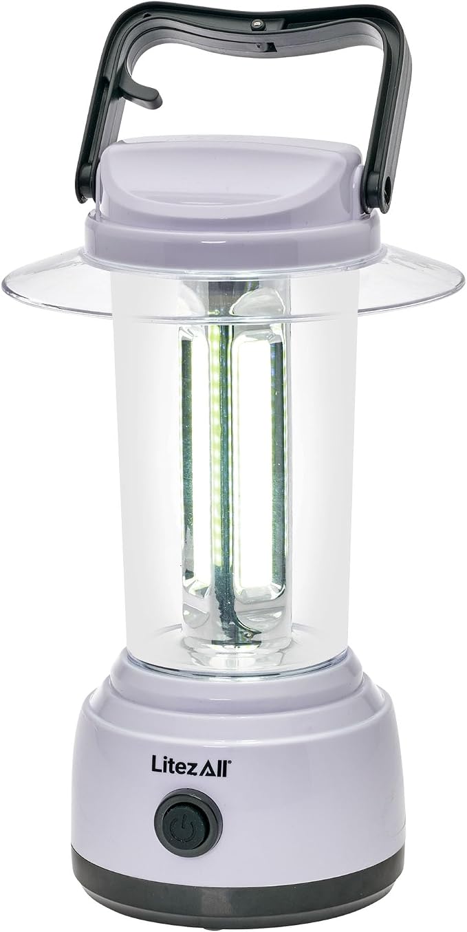 LitezAll LED Lanterns for Power Outages, Brightest Lantern 2000 Lumens - Battery Powered Light Emitting Diode Lantern for Emergency and Camping