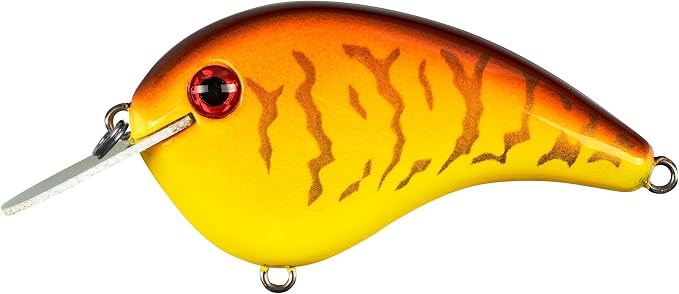 Strike King Chick Magnet Jr. Crankbait Fishing Lure, 1/4 oz, Dives 4-6 Feet, Premium Hooks