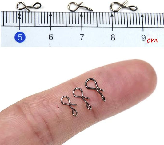 Greatfishing Fly Fishing Snaps Stainless Steel Quick Change, Fast Easy Fly Hook Snap, Combo Hook Snaps