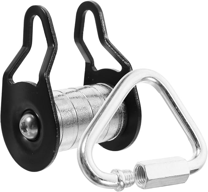 VOSAREA Slackline Pulley Kit for Backyard Heavy Duty Zipline Accessory Slider Rope Pulley Mechanism