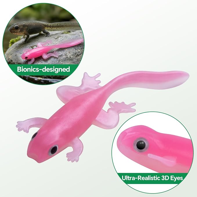 Clearance Bionics-Designed Durable Soft Plastic Fishing Lures Kit with Bonus Accessories, 3/4/5/6 Inch, 9-Type Lifelike Swimbaits in One Gear Set Included Tackle Box for Bass