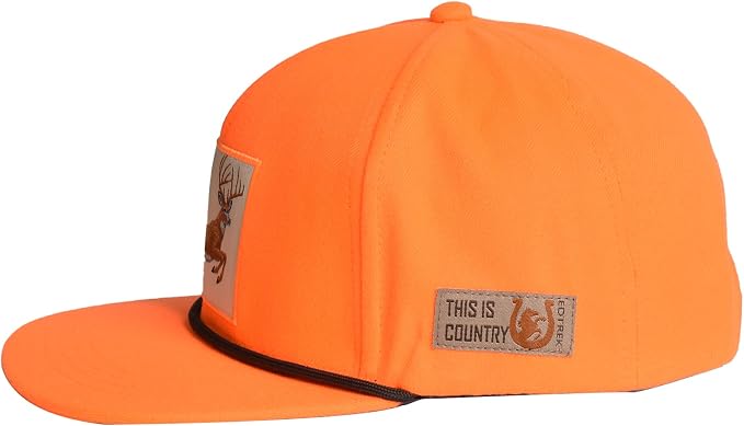 EDTREK Elite Youth Country Hat for Big Kids - Boys Snapback Hat with Flat Brim