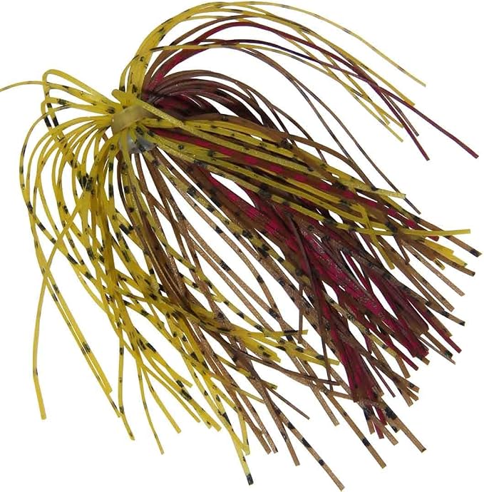 Silicone Jig Skirts Spinnerbait Skirts 50 Strands Bass Fishing Lure Skirts Replacement for DIY Spinner Baits Buzzbaits Squid Jig Accessories