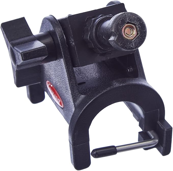 Berkley Quick-Set Boat Rod Holder, Sturdy Polypropylene Construction, Mountable with Locking Mechanism, Fits Easily on the Side or Top of the Gunwale or Other Boat Railings Black