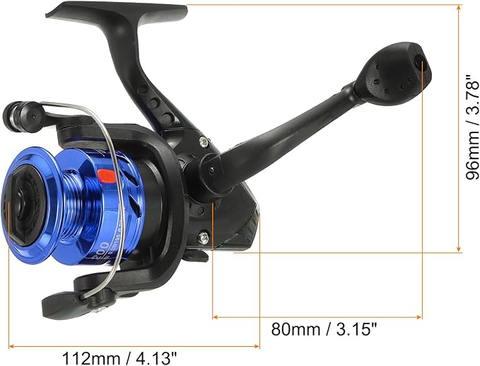 PATIKIL Fishing Reel Left/Right Interchangeable Handle