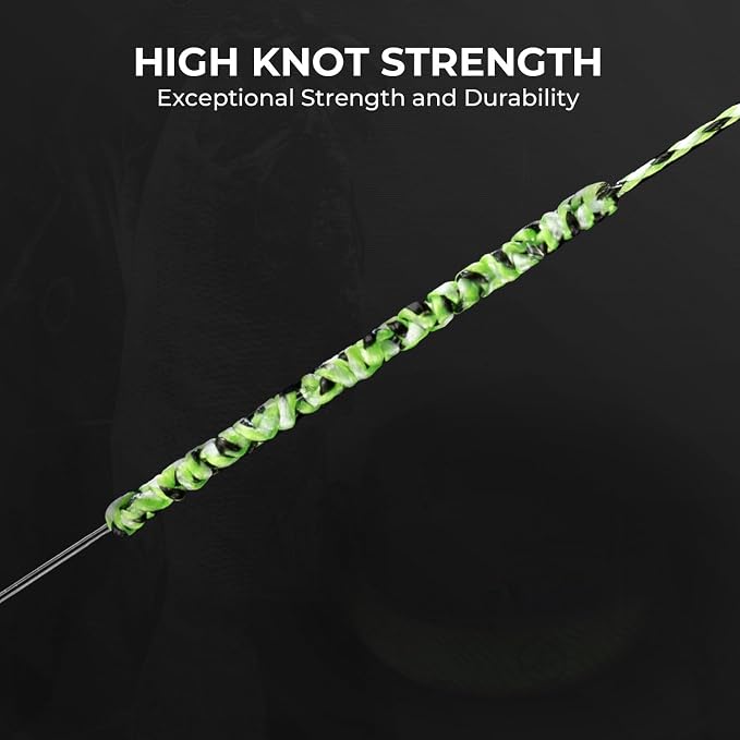 KastKing Superpower ColorShield Braided Fishing Line - Colorfast Braided Line, 100% Solution Dyed UHMWPE Fiber, Smooth & Strong Superline, Near Zero Stretch, Sensitive, High Abrasion Resistance