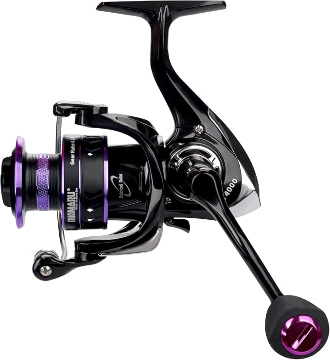 Rikimaru VT Spinning Reels, Carbon Fiber 30LBs Max Drag, 9+1 Shielded BB, Saltwater Freshwater Spinning Fishing Reel, 5.1:1/6.2:1, 2000, 3000, 4000, 5000，6000, 7000 Series