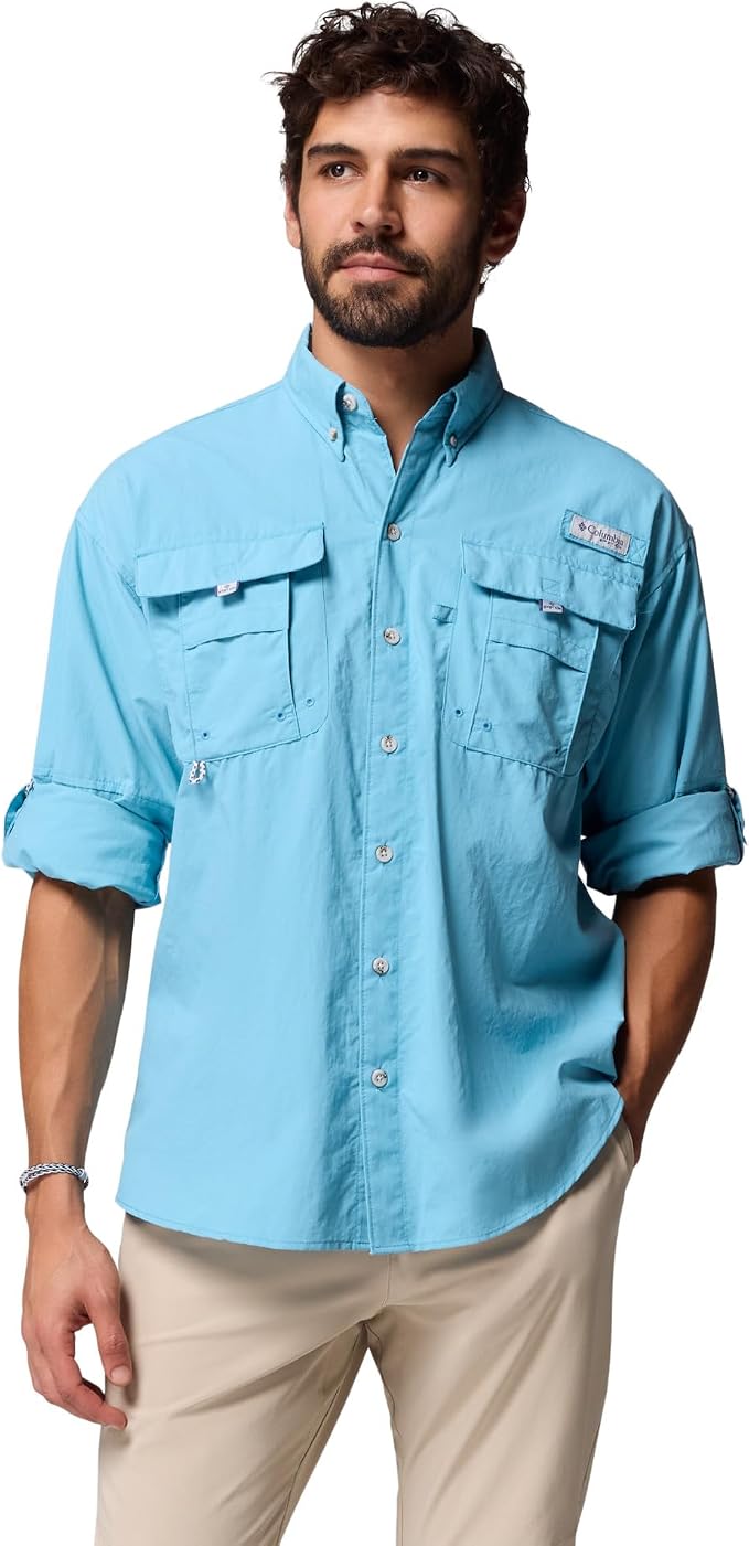 Columbia Men's PFG Bahama II Long Sleeve Fishing Shirt
