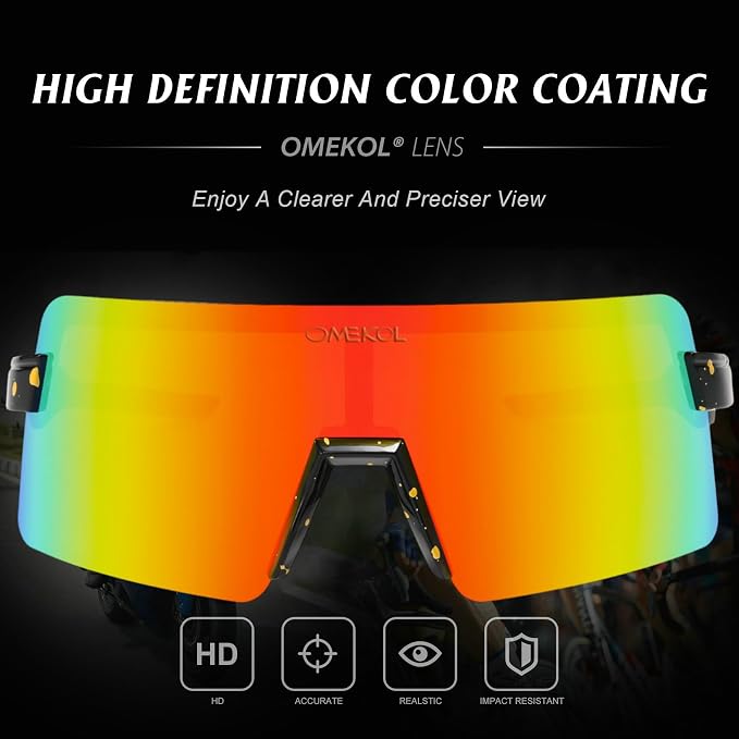 Two Sizes For Adults and Youth Polarized Sunglasses Men Women Outdoor Sport Baseball Glasses UV400 Cycling Eyewear