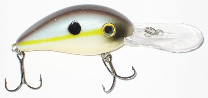 Strike King Promodel Crankbait S3 Fishing Lure, 3/8 oz, Dives to 8'