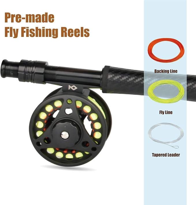 Stealth Fly Fishing Rod Combo Starter Kit